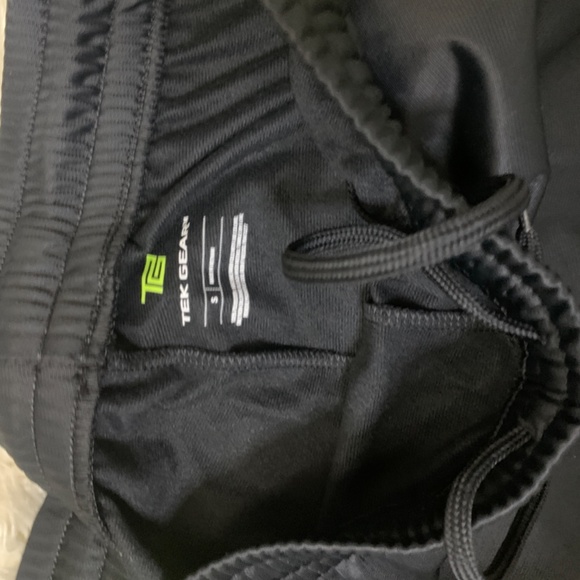 Boys black and neon athletic track pants - Picture 3 of 3